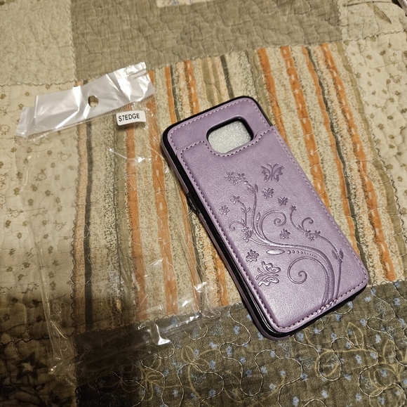 Samsung Galaxy s7 edge phone caseColor is PurplePlease go to my page and see - Picture 4 of 12